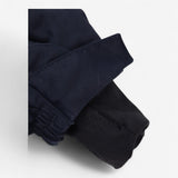 Waterproof Navy Rain Jacket with Detachable Hood
