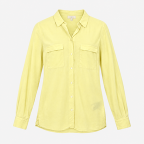 Shirt Green Utility Button Down Long Sleeve