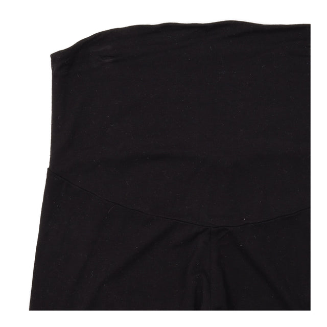 Black Over Bump Stretch Maternity Leggings