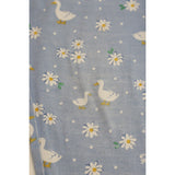 Blue daisy & duck PJs