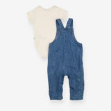 Denim Dungaree & Bodysuit Peter Rabbit