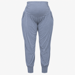 Blue Over Bump Jersey Maternity Lounge Trousers