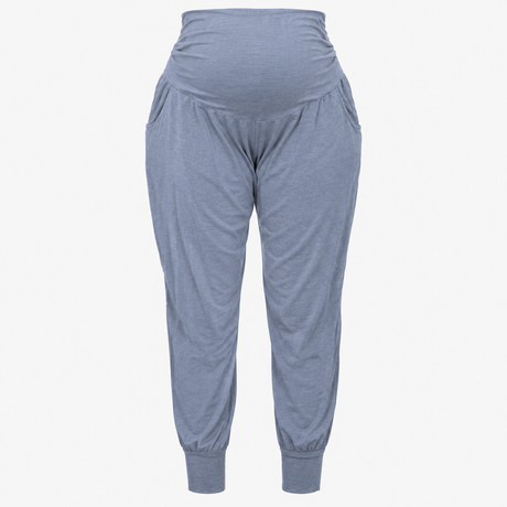 Blue Over Bump Jersey Maternity Lounge Trousers