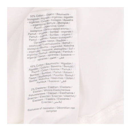 Blouse White Cotton Relaxed Long Sleeve