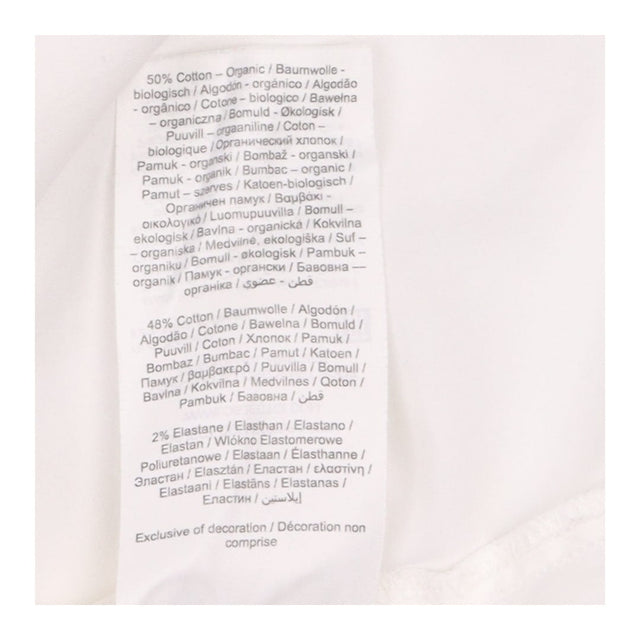 Blouse White Cotton Relaxed Long Sleeve
