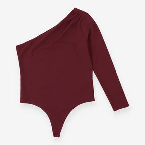 Abercrombie & Fitch One Shoulder Long Sleeve Bodys