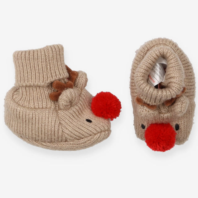Brown reindeer boots