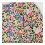 Pink dress coloured floral with bunnies