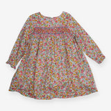 Dress Long Sleeve Pink and Yellow Floral