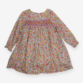 Dress Long Sleeve Pink and Yellow Floral