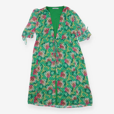 Dress Wrap green watercolour
