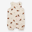Homemade Dungarees Shortie Cream Beavers