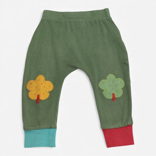 Joggers Green Tree Print
