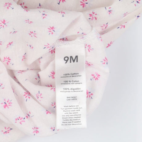 Romper White with Pink Floral