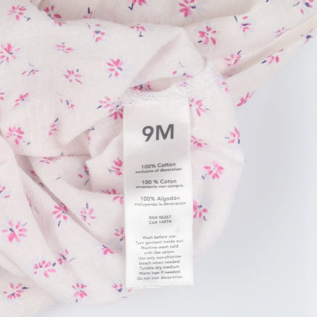 Romper White with Pink Floral