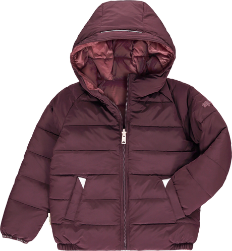 Eco reversible Bomber - Black Cherry