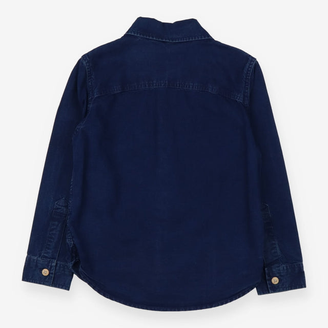 Navy Long Sleeve Shirt with Pocket