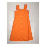 Dress Autograph Pure Irish Linen Shirred Strap Mid