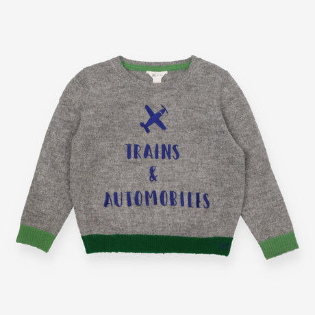 Jumper knit plane grey
