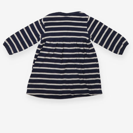 Dress LS jersey stripe lady on tractor