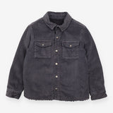 Grey Cord Collared Jacket