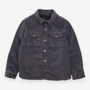 Grey Cord Collared Jacket