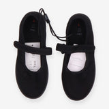 Plimsolls Black with Bow