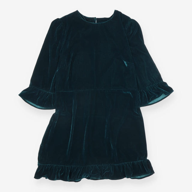 Nobody's Child Dress Emerald Green Velvet Mini
