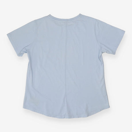 Light Blue Slub Organic Cotton T‑Shirt