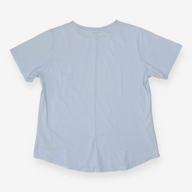 Light Blue Slub Organic Cotton T‑Shirt