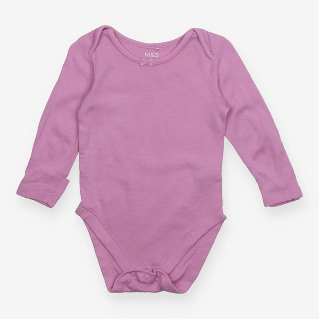 Bodysuit long sleeve purple
