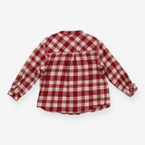 Grandad Shirt Red Check