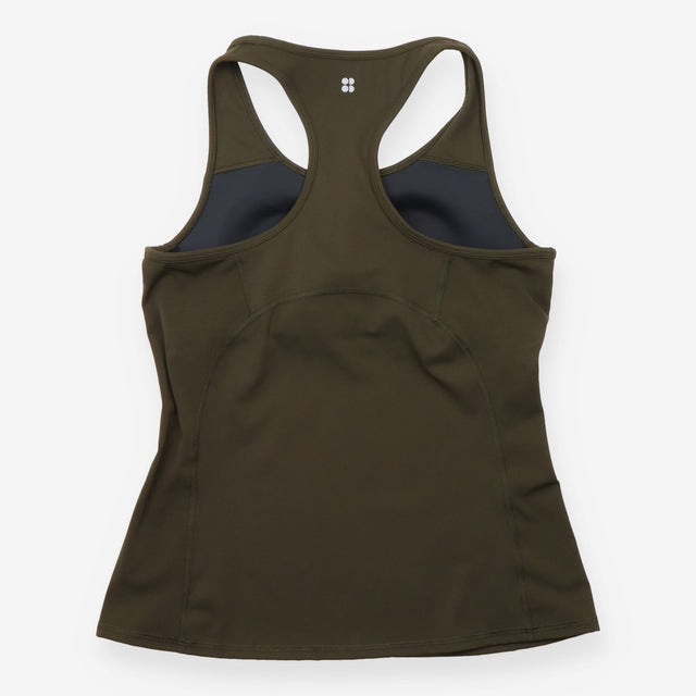 Khaki Power Medium-Support Bra Tank Top