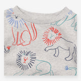 Grey Sweatshirt with Lions