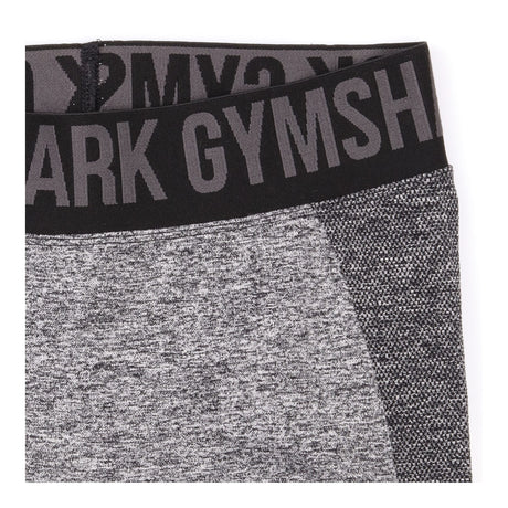 Leggings Grey Marl Logo Waistband Full Length Acti