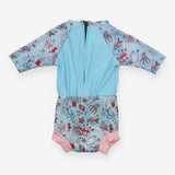 Happy Nappy Swimsuit Blue Underwater Treasure