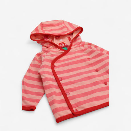 Pink Striped Jacket Cat Lining