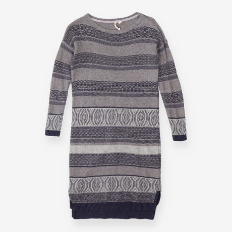 Jumper dress grey and navy