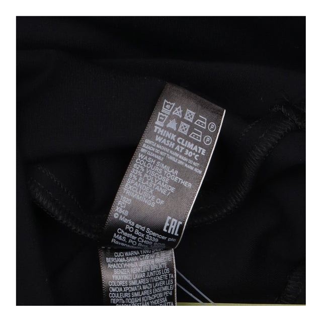 Classic Black Viscose Stretch Heavyweight Ponte Lo