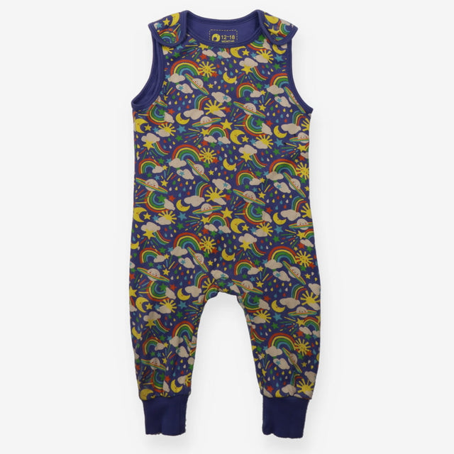 Romper Navy Space Theme