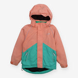 Raincoat Unlined Salmon and Green