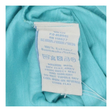 Teal Cotton V-Neck A-Line Sundress UK Pleated Midi