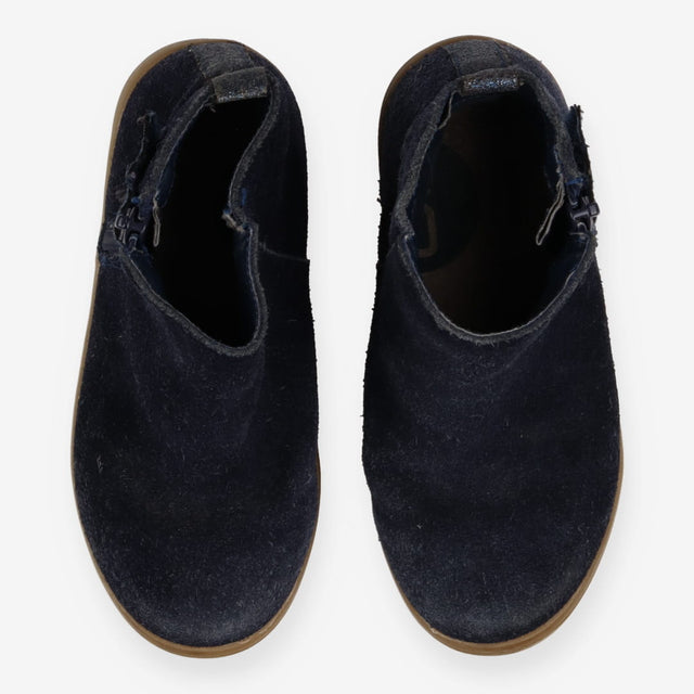 Navy Boots with Velcro Star