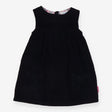 Black Cord Pinafore Floral Lined