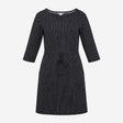 Dress Tunic Jersey Geometric Navy White