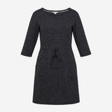 Dress Tunic Jersey Geometric Navy White
