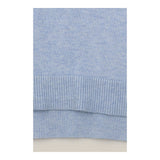 Jumper Light Blue White Striped Crew Neck