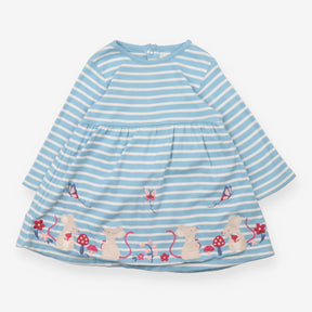 Blue Striped Mice Dress 