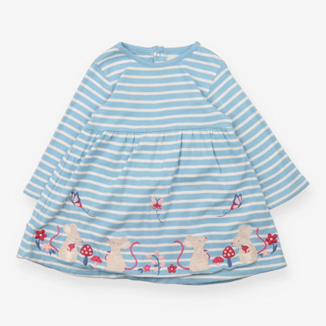 Blue Striped Mice Dress 