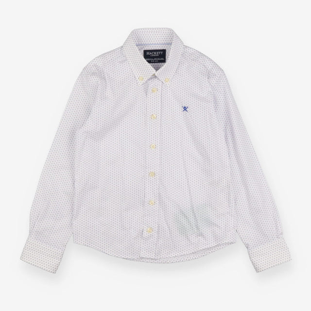 Hackett London Shirt White with Prints